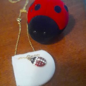 Lady bug necklace